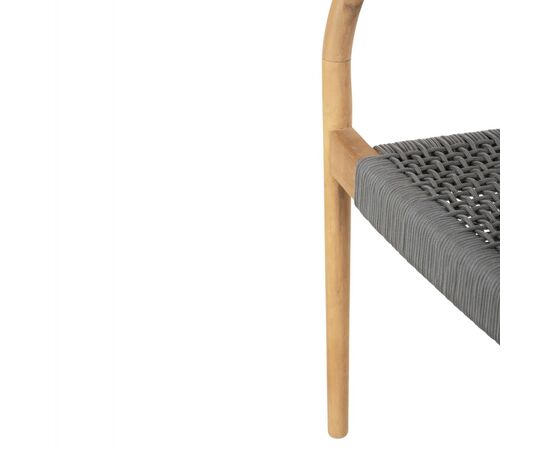 ΠΟΛΥΘΡΟΝΑ OSLO HM9636.08 ΞΥΛΟ TEAK ΦΥΣΙΚΟ & ΓΚΡΙ ΣΧΟΙΝΙ 55x54x80Yεκ. - ΚΑΡΕΚΛΕΣ - ΠΟΛΥΘΡΟΝΕΣ ΕΣ. στο Milonadakis.gr