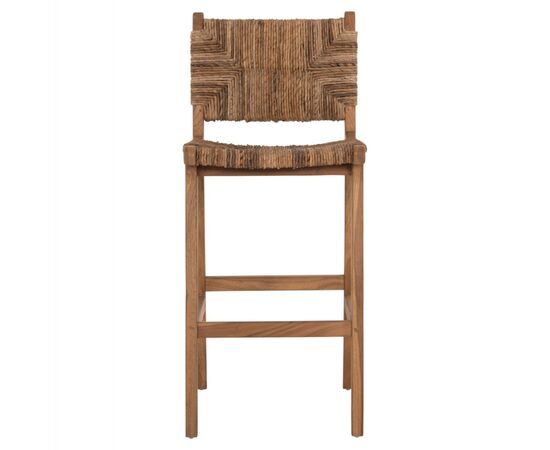 ΣΚΑΜΠΟ ΜΠΑΡ WALTER HM9841 ΞΥΛO TEAK ΣΕ ΦΥΣΙΚΟ-ΨΑΘΑ 46x55x105Υ εκ. - ΣΚΑΜΠΟ ΜΠΑΡ στο Milonadakis.gr