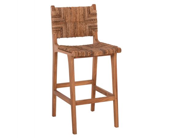 ΣΚΑΜΠΟ ΜΠΑΡ WALTER HM9841 ΞΥΛO TEAK ΣΕ ΦΥΣΙΚΟ-ΨΑΘΑ 46x55x105Υ εκ. - ΣΚΑΜΠΟ ΜΠΑΡ στο Milonadakis.gr
