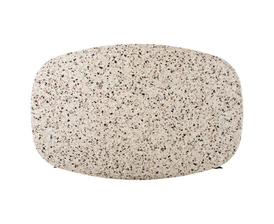 ΤΡΑΠΕΖΙ ΟΒΑΛ RODDEN HM11903.03 ΜΕ WERZALIT TERRAZZO-ΜΑΥΡΗ ΧΙΑΣΤΙ ΒΑΣΗ 146x94x75Υεκ - ΤΡΑΠΕΖΙΑ ΕΞ. ΧΩΡΟΥ στο Milonadakis.gr