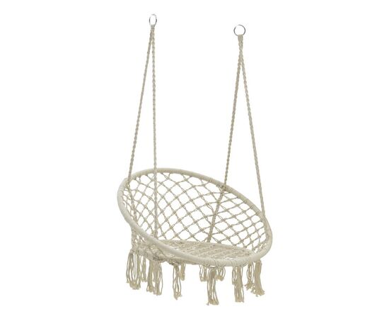 Αιώρα-κούνια κάθισμα Eventful pakoworld σχοινί μπεζ 82x82x133εκ - ΚΟΥΝΙΕΣ - ΦΩΛΙΕΣ στο Milonadakis.gr