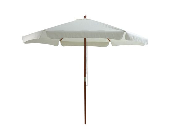 Ομπρέλα επαγγελματική Trigo  pakoworld μονοκόμματος ιστός ξύλο εκρού ύφασμα Φ3m - ΟΜΠΡΕΛΕΣ ΚΑΙ ΒΑΣΕΙΣ στο Milonadakis.gr