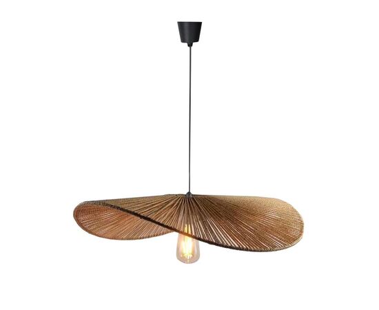 Φωτιστικό οροφής Haris Inart Ε27 καφέ  paper rope Φ60x158εκ - ΦΩΤΙΣΤΙΚΑ ΟΡΟΦΗΣ στο Milonadakis.gr