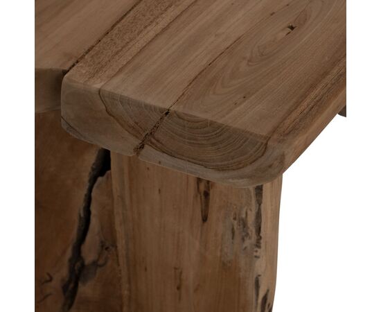 ΠΑΓΚΑΚΙ YEDI HM9347 ΑΠΟ ΜΑΣΙΦ ΞΥΛΟ TIK ΦΥΣΙΚΟ 80X40X44Y εκ. - ΚΑΡΕΚΛΕΣ - ΠΟΛΥΘΡΟΝΕΣ ΕΣ. στο Milonadakis.gr