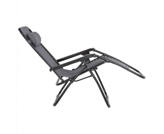 ΠΟΛΥΘΡΟΝΑ RELAX COMPANION HM5095.11 ΓΚΡΙ TEXTILENE-ΜΑΥΡΟ ΜΕΤΑΛΛΟ 67x145x110Υεκ. - ΚΑΡΕΚΛΕΣ - ΠΟΛΥΘΡΟΝΕΣ στο Milonadakis.gr