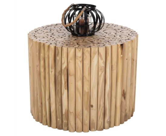 ΤΡΑΠΕΖΙ ΣΑΛΟΝΙΟΥ ΣΤΡΟΓΓΥΛΟ COOTER HM9864 ΚΛΑΔΙΑ TEAK-ΦΥΣΙΚΟ Φ60,5x46Υεκ. - ΤΡΑΠΕΖΑΚΙΑ ΣΑΛΟΝΙΟΥ στο Milonadakis.gr