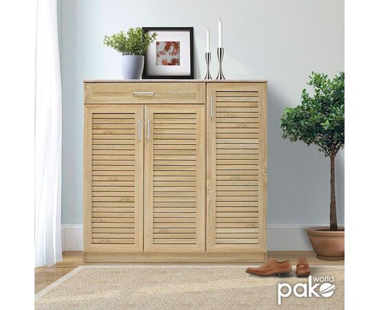 Παπουτσοθήκη-ντουλάπι SANTE pakoworld 30 ζεύγων χρώμα sonoma 120x37x123εκ - ΝΤΟΥΛΑΠΙΑ - ΠΑΠΟΥΤΣΟΘΗΚΕΣ στο Milonadakis.gr