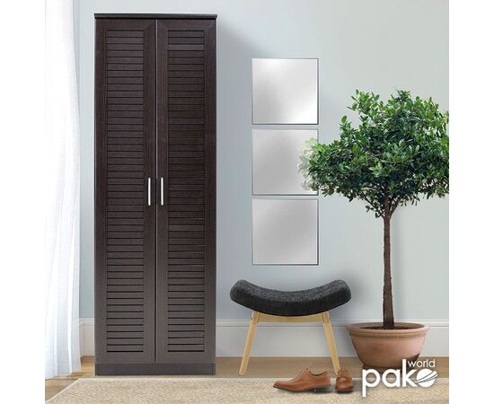 Παπουτσοθήκη-ντουλάπα SANTE pakoworld 21 ζεύγων χρώμα wenge 60x37x183εκ - ΝΤΟΥΛΑΠΙΑ - ΠΑΠΟΥΤΣΟΘΗΚΕΣ στο Milonadakis.gr