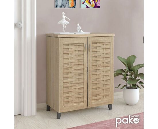 Παπουτσοθήκη-ντουλάπι MANTAM pakoworld 12 ζεύγων χρώμα sonoma 78x40x92εκ - ΝΤΟΥΛΑΠΙΑ - ΠΑΠΟΥΤΣΟΘΗΚΕΣ στο Milonadakis.gr