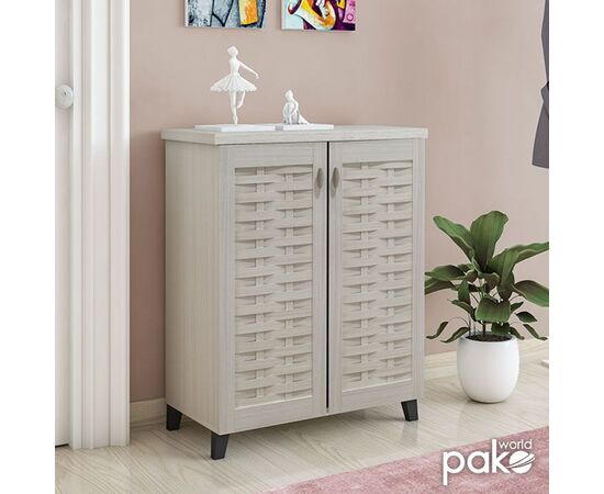 Παπουτσοθήκη-ντουλάπι MANTAM pakoworld 12 ζεύγων χρώμα λευκό-γκρι 78x40x92εκ - ΝΤΟΥΛΑΠΙΑ - ΠΑΠΟΥΤΣΟΘΗΚΕΣ στο Milonadakis.gr