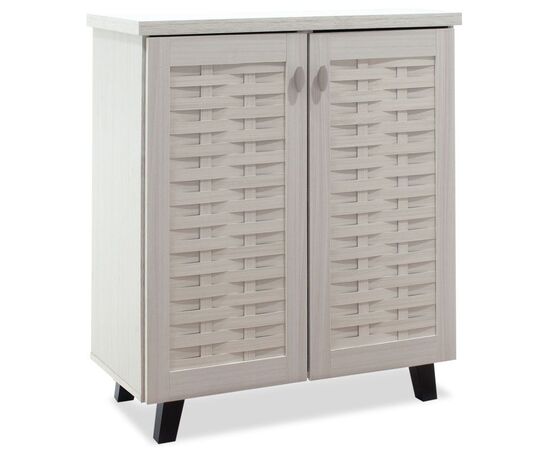 Παπουτσοθήκη-ντουλάπι MANTAM pakoworld 12 ζεύγων χρώμα λευκό-γκρι 78x40x92εκ - ΝΤΟΥΛΑΠΙΑ - ΠΑΠΟΥΤΣΟΘΗΚΕΣ στο Milonadakis.gr