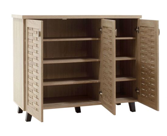 Παπουτσοθήκη-ντουλάπι MANTAM pakoworld 16 ζεύγων χρώμα sonoma 115,5x40x92εκ - ΝΤΟΥΛΑΠΙΑ - ΠΑΠΟΥΤΣΟΘΗΚΕΣ στο Milonadakis.gr