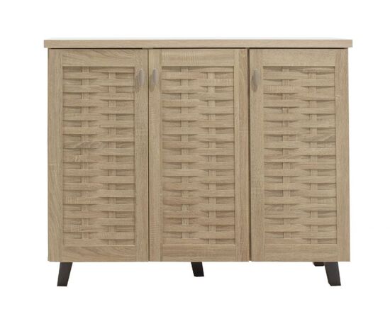 Παπουτσοθήκη-ντουλάπι MANTAM pakoworld 16 ζεύγων χρώμα sonoma 115,5x40x92εκ - ΝΤΟΥΛΑΠΙΑ - ΠΑΠΟΥΤΣΟΘΗΚΕΣ στο Milonadakis.gr