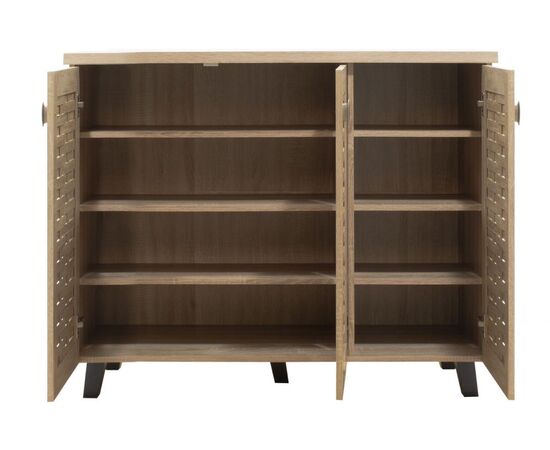 Παπουτσοθήκη-ντουλάπι MANTAM pakoworld 16 ζεύγων χρώμα sonoma 115,5x40x92εκ - ΝΤΟΥΛΑΠΙΑ - ΠΑΠΟΥΤΣΟΘΗΚΕΣ στο Milonadakis.gr