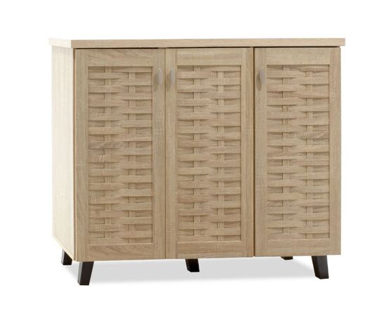 Παπουτσοθήκη-ντουλάπι MANTAM pakoworld 16 ζεύγων χρώμα sonoma 115,5x40x92εκ - ΝΤΟΥΛΑΠΙΑ - ΠΑΠΟΥΤΣΟΘΗΚΕΣ στο Milonadakis.gr