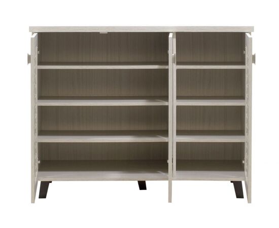 Παπουτσοθήκη-ντουλάπι MANTAM pakoworld 16 ζεύγων χρώμα λευκό-γκρι 115,5x40x92εκ - ΝΤΟΥΛΑΠΙΑ - ΠΑΠΟΥΤΣΟΘΗΚΕΣ στο Milonadakis.gr