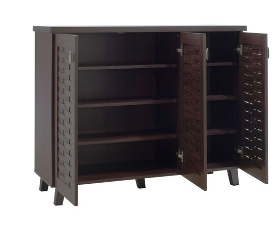 Παπουτσοθήκη-ντουλάπι MANTAM pakoworld 16 ζεύγων χρώμα καρυδί 115,5x40x92εκ - ΝΤΟΥΛΑΠΙΑ - ΠΑΠΟΥΤΣΟΘΗΚΕΣ στο Milonadakis.gr