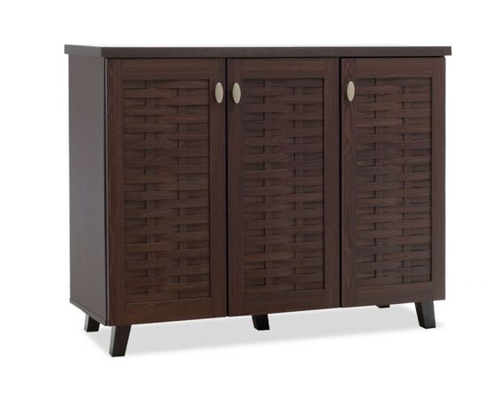 Παπουτσοθήκη-ντουλάπι MANTAM pakoworld 16 ζεύγων χρώμα καρυδί 115,5x40x92εκ - ΝΤΟΥΛΑΠΙΑ - ΠΑΠΟΥΤΣΟΘΗΚΕΣ στο Milonadakis.gr