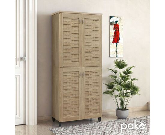 Παπουτσοθήκη-ντουλάπα MANTAM pakoworld 24 ζεύγων χρώμα sonoma 78x40x170,5εκ - ΝΤΟΥΛΑΠΙΑ - ΠΑΠΟΥΤΣΟΘΗΚΕΣ στο Milonadakis.gr