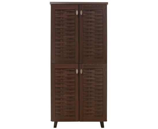 Παπουτσοθήκη-ντουλάπα MANTAM pakoworld 24 ζεύγων χρώμα καρυδί 78x40x170,5εκ - ΝΤΟΥΛΑΠΙΑ - ΠΑΠΟΥΤΣΟΘΗΚΕΣ στο Milonadakis.gr