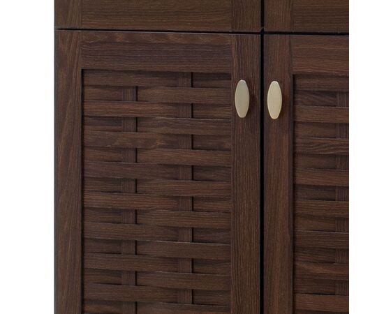 Παπουτσοθήκη-ντουλάπα MANTAM pakoworld 24 ζεύγων χρώμα καρυδί 78x40x170,5εκ - ΝΤΟΥΛΑΠΙΑ - ΠΑΠΟΥΤΣΟΘΗΚΕΣ στο Milonadakis.gr