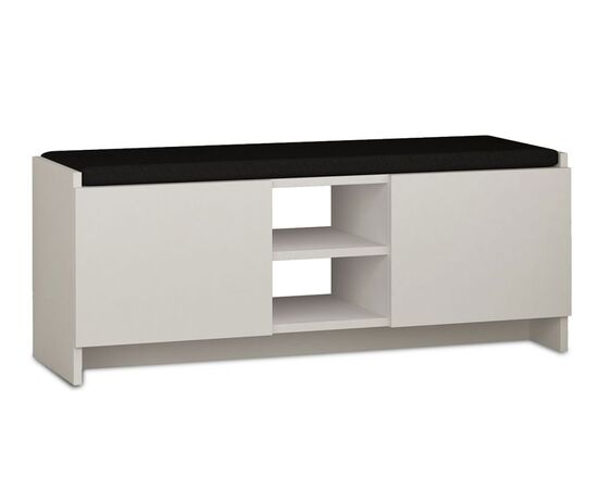 Έπιπλο εισόδου σκαμπό-παπουτσοθήκη ZULLA pakoworld 10 ζεύγων λευκό 110x37x43εκ - ΝΤΟΥΛΑΠΙΑ - ΠΑΠΟΥΤΣΟΘΗΚΕΣ στο Milonadakis.gr