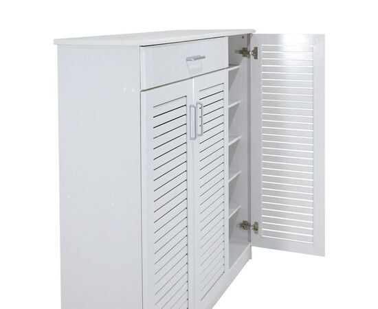 Παπουτσοθήκη-ντουλάπι SANTE pakoworld 30 ζεύγων χρώμα λευκό 120x37x123εκ - ΝΤΟΥΛΑΠΙΑ - ΠΑΠΟΥΤΣΟΘΗΚΕΣ στο Milonadakis.gr