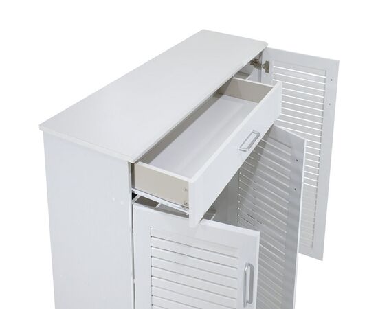 Παπουτσοθήκη-ντουλάπι SANTE pakoworld 30 ζεύγων χρώμα λευκό 120x37x123εκ - ΝΤΟΥΛΑΠΙΑ - ΠΑΠΟΥΤΣΟΘΗΚΕΣ στο Milonadakis.gr