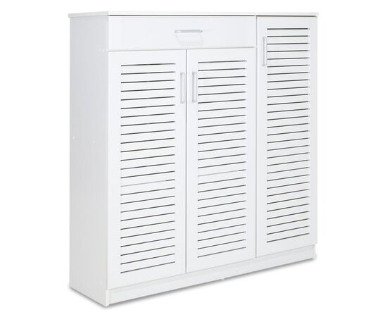 Παπουτσοθήκη-ντουλάπι SANTE pakoworld 30 ζεύγων χρώμα λευκό 120x37x123εκ - ΝΤΟΥΛΑΠΙΑ - ΠΑΠΟΥΤΣΟΘΗΚΕΣ στο Milonadakis.gr