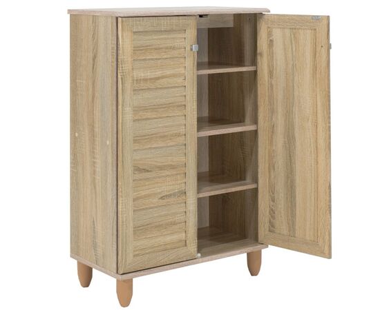 Παπουτσοθήκη-ντουλάπι SANTO pakoworld 10 ζεύγων χρώμα sonoma 60x34,5x91,5εκ - ΝΤΟΥΛΑΠΙΑ - ΠΑΠΟΥΤΣΟΘΗΚΕΣ στο Milonadakis.gr