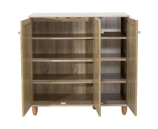 Παπουτσοθήκη-ντουλάπι SANTO pakoworld 16  ζεύγων χρώμα sonoma 89,5x34,5x91,5εκ - ΝΤΟΥΛΑΠΙΑ - ΠΑΠΟΥΤΣΟΘΗΚΕΣ στο Milonadakis.gr