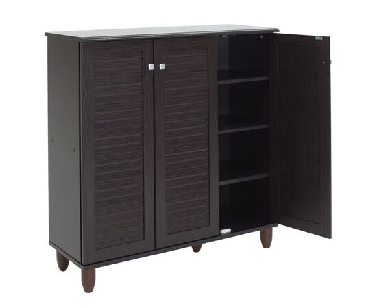 Παπουτσοθήκη-ντουλάπι SANTO pakoworld 16 ζεύγων χρώμα wenge 89,5x34,5x91,5εκ - ΝΤΟΥΛΑΠΙΑ - ΠΑΠΟΥΤΣΟΘΗΚΕΣ στο Milonadakis.gr