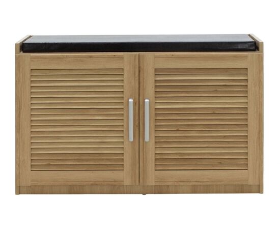 Παπουτσοθήκη-Σκαμπό Crispy pakoworld 9 ζεύγων χρώμα sonoma με μαξιλάρι 94x34,5x60εκ - ΝΤΟΥΛΑΠΙΑ - ΠΑΠΟΥΤΣΟΘΗΚΕΣ στο Milonadakis.gr