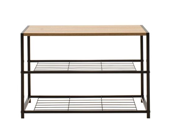 Παπουτσοθήκη Ramon pakoworld 6 ζευγών φυσικό-μαύρο 63x30x43εκ - ΝΤΟΥΛΑΠΙΑ - ΠΑΠΟΥΤΣΟΘΗΚΕΣ στο Milonadakis.gr