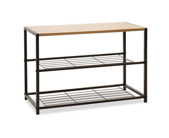 Παπουτσοθήκη Ramon pakoworld 6 ζευγών φυσικό-μαύρο 63x30x43εκ - ΝΤΟΥΛΑΠΙΑ - ΠΑΠΟΥΤΣΟΘΗΚΕΣ στο Milonadakis.gr