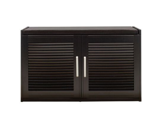 Παπουτσοθήκη-Σκαμπό Crispy pakoworld 9 ζεύγων χρώμα wenge με μαξιλάρι 94x34,5x60εκ - ΝΤΟΥΛΑΠΙΑ - ΠΑΠΟΥΤΣΟΘΗΚΕΣ στο Milonadakis.gr