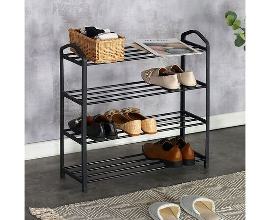 Παπουτσοθήκη Ramon pakoworld 12 ζευγών μέταλλο μαύρο 62x20x62εκ - ΝΤΟΥΛΑΠΙΑ - ΠΑΠΟΥΤΣΟΘΗΚΕΣ στο Milonadakis.gr