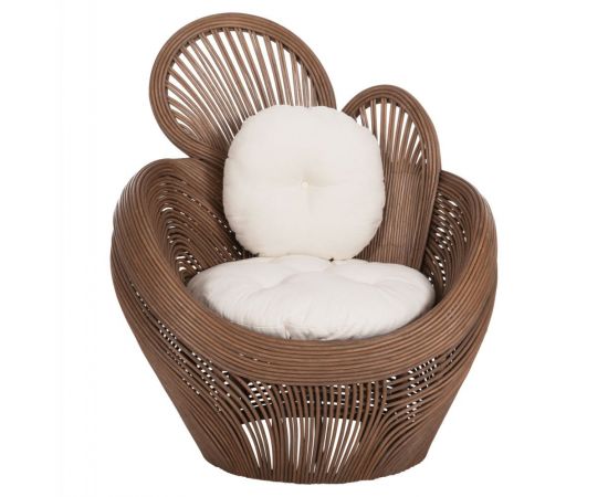 ΠΟΛΥΘΡΟΝΑ CIRCE HM9883 RATTAN ΚΑΦΕ-ΜΑΞΙΛΑΡΙΑ ΕΚΡΟΥ 100x74x112,5Υεκ. - ΚΑΡΕΚΛΕΣ - ΠΟΛΥΘΡΟΝΕΣ στο Milonadakis.gr