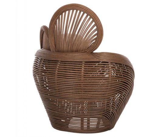 ΠΟΛΥΘΡΟΝΑ CIRCE HM9883 RATTAN ΚΑΦΕ-ΜΑΞΙΛΑΡΙΑ ΕΚΡΟΥ 100x74x112,5Υεκ. - ΚΑΡΕΚΛΕΣ - ΠΟΛΥΘΡΟΝΕΣ στο Milonadakis.gr