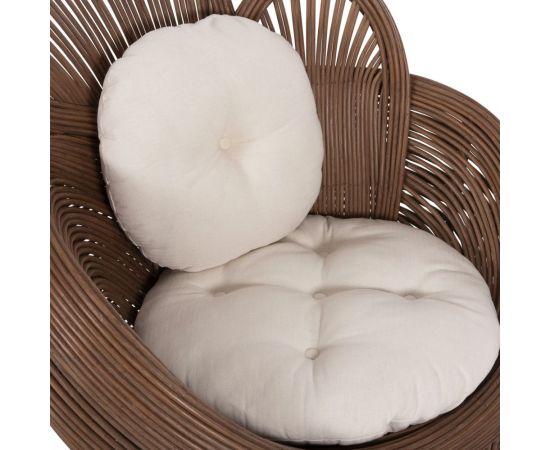 ΠΟΛΥΘΡΟΝΑ CIRCE HM9883 RATTAN ΚΑΦΕ-ΜΑΞΙΛΑΡΙΑ ΕΚΡΟΥ 100x74x112,5Υεκ. - ΚΑΡΕΚΛΕΣ - ΠΟΛΥΘΡΟΝΕΣ στο Milonadakis.gr