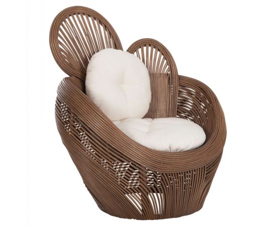 ΠΟΛΥΘΡΟΝΑ CIRCE HM9883 RATTAN ΚΑΦΕ-ΜΑΞΙΛΑΡΙΑ ΕΚΡΟΥ 100x74x112,5Υεκ. - ΚΑΡΕΚΛΕΣ - ΠΟΛΥΘΡΟΝΕΣ στο Milonadakis.gr