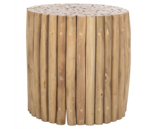 ΤΡΑΠΕΖΙ ΣΑΛΟΝΙΟΥ ΣΤΡΟΓΓΥΛΟ COOTER HM9865 ΚΛΑΔΙΑ TEAK-ΦΥΣΙΚΟ Φ39x40,5Υεκ. - ΤΡΑΠΕΖΑΚΙΑ ΣΑΛΟΝΙΟΥ στο Milonadakis.gr