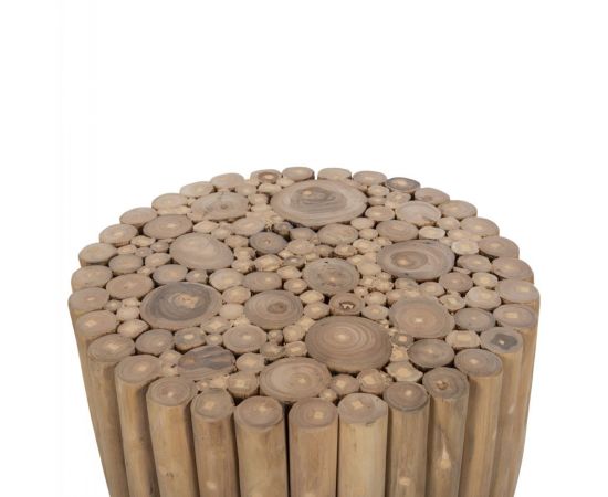 ΤΡΑΠΕΖΙ ΣΑΛΟΝΙΟΥ ΣΤΡΟΓΓΥΛΟ COOTER HM9865 ΚΛΑΔΙΑ TEAK-ΦΥΣΙΚΟ Φ39x40,5Υεκ. - ΤΡΑΠΕΖΑΚΙΑ ΣΑΛΟΝΙΟΥ στο Milonadakis.gr
