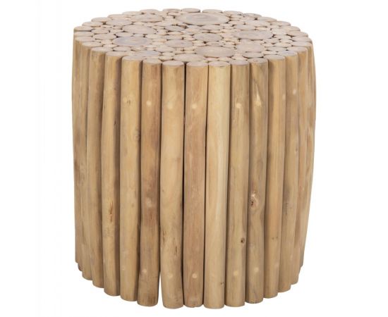 ΤΡΑΠΕΖΙ ΣΑΛΟΝΙΟΥ ΣΤΡΟΓΓΥΛΟ COOTER HM9865 ΚΛΑΔΙΑ TEAK-ΦΥΣΙΚΟ Φ39x40,5Υεκ. - ΤΡΑΠΕΖΑΚΙΑ ΣΑΛΟΝΙΟΥ στο Milonadakis.gr