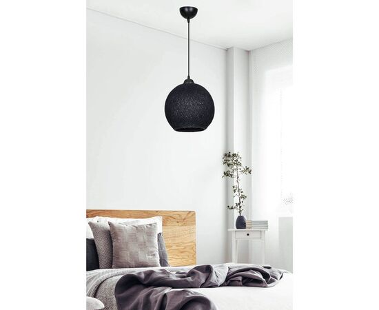 Φωτιστικό οροφής μονόφωτο Leshia pakoworld Ε27 μαύρο Φ26x72εκ - ΦΩΤΙΣΤΙΚΑ ΟΡΟΦΗΣ στο Milonadakis.gr