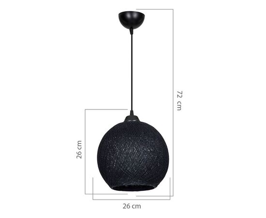 Φωτιστικό οροφής μονόφωτο Leshia pakoworld Ε27 μαύρο Φ26x72εκ - ΦΩΤΙΣΤΙΚΑ ΟΡΟΦΗΣ στο Milonadakis.gr