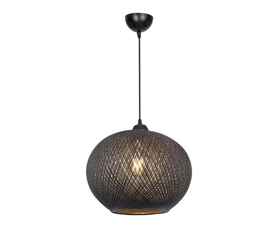 Φωτιστικό οροφής μονόφωτο Leshia pakoworld Ε27 μαύρο Φ38x75εκ - ΦΩΤΙΣΤΙΚΑ ΟΡΟΦΗΣ στο Milonadakis.gr