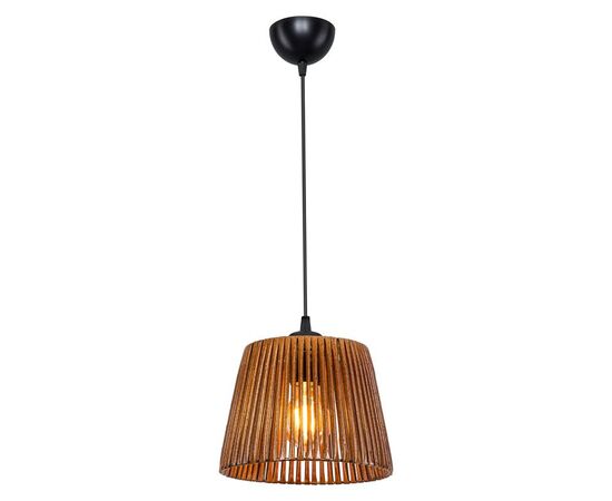 Φωτιστικό οροφής μονόφωτο PWL-1116 pakoworld Ε27 καφέ Φ22x60εκ - ΦΩΤΙΣΤΙΚΑ ΟΡΟΦΗΣ στο Milonadakis.gr