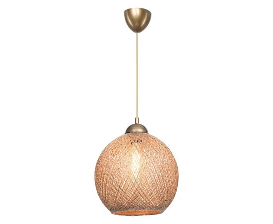 Φωτιστικό οροφής μονόφωτο Leshia pakoworld Ε27 καφέ Φ26x72εκ - ΦΩΤΙΣΤΙΚΑ ΟΡΟΦΗΣ στο Milonadakis.gr