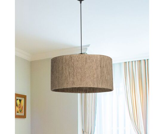 Φωτιστικό οροφής μονόφωτο PWL-1184 pakoworld Ε27 καφέ Φ40x75εκ - ΦΩΤΙΣΤΙΚΑ ΟΡΟΦΗΣ στο Milonadakis.gr